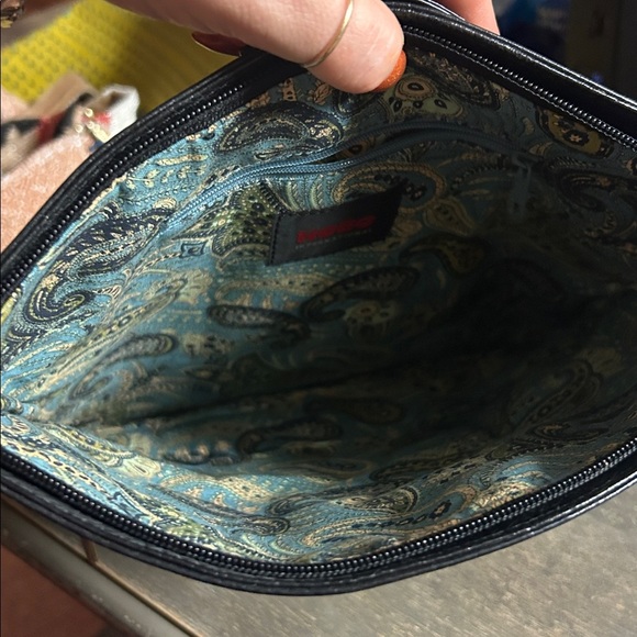 HOBO Black Leather Buckle Clutch Bag - Picture 5 of 6